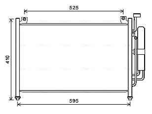 Радіатор кодиціонера AVA COOLING MZA5236D