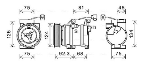 Автозапчастина AVA COOLING MZAK219