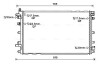Радіатор, Система охолодження двигуна AVA COOLING OL2653 (фото 1)