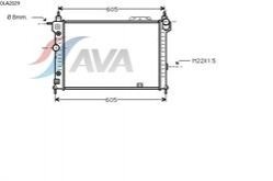 Автозапчасть AVA COOLING OLA2029