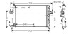 Радіатор CORSAC 13/7CDTi MT/AT 03- (Ava) AVA COOLING OLA2380 (фото 1)