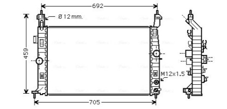 Автозапчасть AVA COOLING OLA 2582