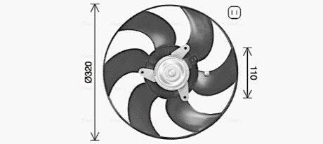 Вентилятор AVA COOLING PE7563