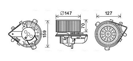 Компресор салону AVA COOLING PE8393