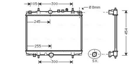 Автозапчастина AVA COOLING PEA2208