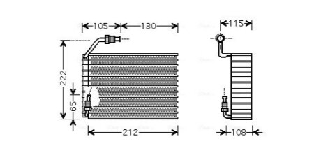 Испаритель, кондиционер AVA COOLING PEV119