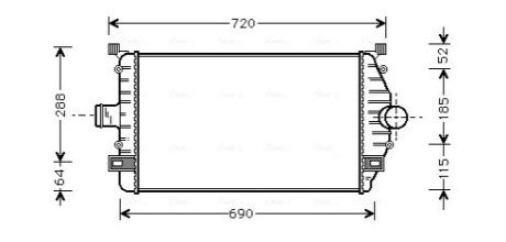 Интеркулер AVA COOLING RT4277 (фото 1)