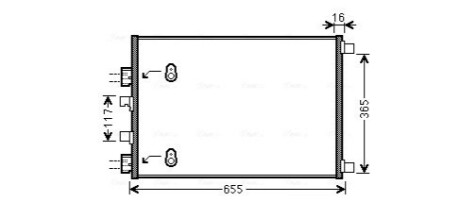 Skraplacz klimatyzacji AVA COOLING RT5422