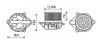 Вентилятор отопителя салона Master Movano 1,9D 2,2D 2,5D 2,8D 01> AC+ AVA COOLING RT8577 (фото 1)