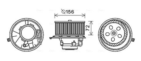 Компресор салону AVA COOLING RT8581