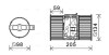Вентилятор обігрівача салону Renault Megane III AC+ AVA AVA COOLING RT8586 (фото 1)