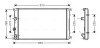 Радиатор охлаждения двигателя Renault Master II (01-10) 1,9d 2,2d 2,5d MT AC- AVA AVA COOLING RTA2276 (фото 1)
