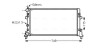 Радіатор охолодження AUDI; SEAT; SKODA; VW (AVA) AVA COOLING STA2037 (фото 1)