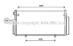 Радіатор кодиціонера AVA COOLING SUA5078D