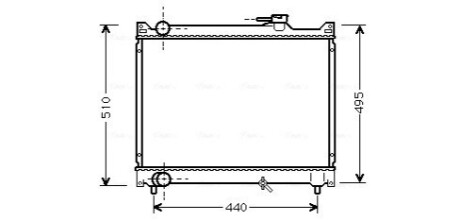 Автозапчастина AVA COOLING SZ 2046