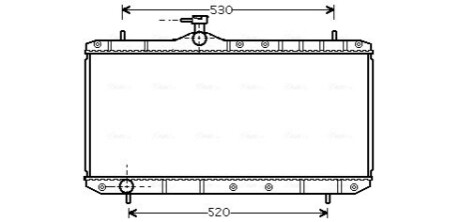 Автозапчастина AVA COOLING SZ2062