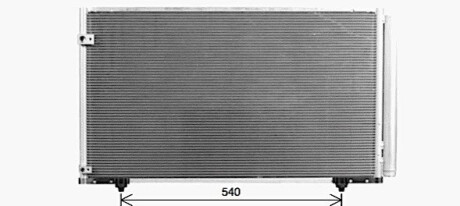 Радиатор кондиционера AVA AVA COOLING TO5756D