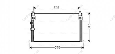 Автозапчасть AVA COOLING TOA5585AVA