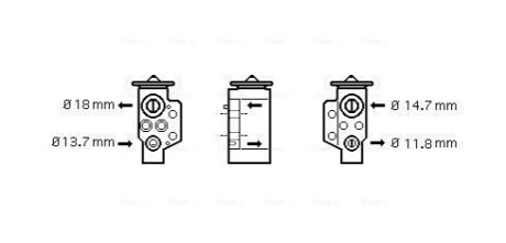 Розширювальний клапан AVA COOLING VN1243