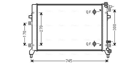 Автозапчасть AVA COOLING VN2326