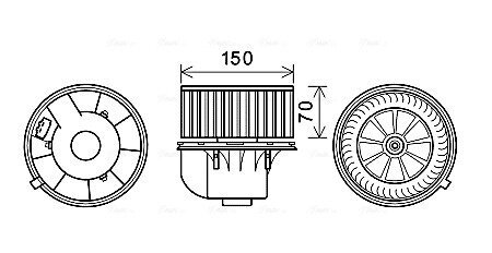 Автозапчастина AVA COOLING VN8354