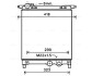 Радіатор, Система охолодження двигуна AVA COOLING VNA2325 (фото 1)
