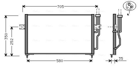 Конденсатор, кондиционер AVA COOLING VO 5086