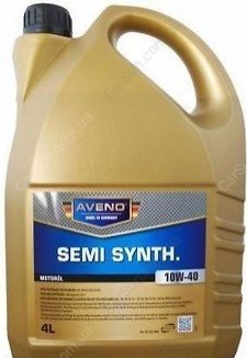 Моторна олія Semi Synth 10W-40 4 л - Aveno 0002-000025-004