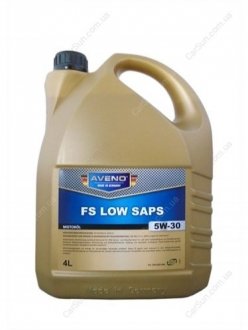FS Low SAPS 5W30 Aveno 0002-000031-004 (фото 1)