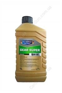 Трансмиссионное масло Gear Super 80W90 GL4 1л - Aveno 0002-000201-001