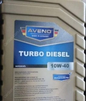 Моторна олія Turbo Diesel 10W-40 4л - Aveno 0002-000490-004 (фото 1)