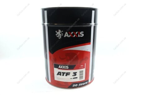 Олива трансмісійна (червоне) AXXIS ATF 3 (Канiстра 18л) AXXIS AX-2070