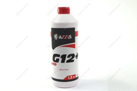 Антифриз <AXXIS> RED концентрат G12+ (-80C) (Каністра 1,5л) AXXIS AX-2085