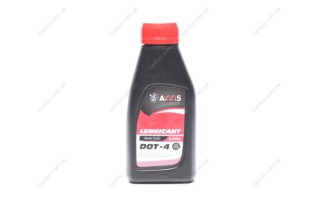 Рідина гальм. DOT4 (Каністра 350ml) 375г AXXIS AX-26461.0.375