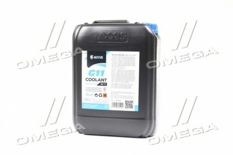 Антифриз BLUE G11 Сoolant Ready-Mix -36°C <AXXIS> (cиний) (Канистра 10кг) AXXIS AX-P999-G11B RDM10