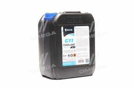 Антифриз BLUE G11 Сoolant Ready-Mix -36°C <AXXIS> (cиний) (Канистра 5кг) AXXIS AX-P999-G11B RDM5