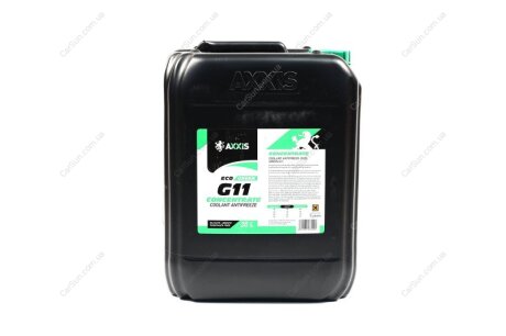 Антифриз концентрат ECO-80C GREEN G11 20л/21,4kg <AXXIS> AXXIS AX-P999-G11GR ECO 20