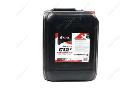 Антифриз концентрат ECO-80C RED G12+ 20л/21,4kg <AXXIS> AXXIS AX-P999-G12R ECO 20