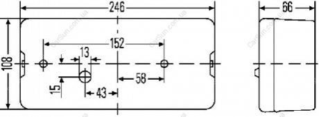 Задний фонарь BEHR-HELLA 2SE 007 547-011