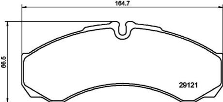 Гальмівні колодки, дискове гальмо (набір) BEHR-HELLA 8DB355005411