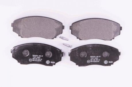 Гальмівні колодки, дискове гальмо (набір) BEHR-HELLA 8DB355009641 (фото 1)