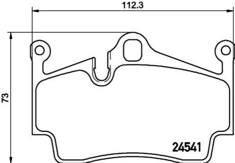 Колодки дискового тормоза BEHR-HELLA 8DB 355 013-311