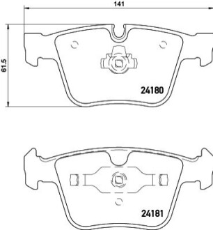 Гальмівні колодки, дискове гальмо (набір) BEHR-HELLA 8DB 355 013-641