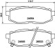 Гальмівні колодки, дискове гальмо (набір) BEHR-HELLA 8DB 355 014-341 (фото 1)