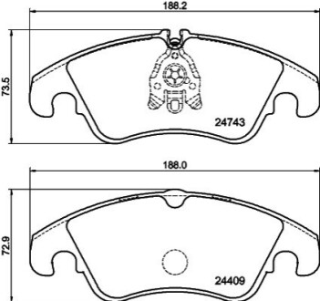 Автозапчастина BEHR-HELLA 8DB 355 014-741 (фото 1)