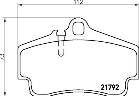 Колодки дискового тормоза BEHR-HELLA 8DB 355 018-481 (фото 1)