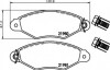 Тормозные колодки - (E172562 / E172107 / 9945076) BEHR-HELLA 8DB 355 019-311 (фото 2)