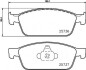 Тормозные колодки - (MEBV6J2K021AA / CV6Z2001P / CV6Z2001L) BEHR-HELLA 8DB355020-831 (фото 1)