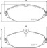 Тормозные колодки перед. Mercedes-Benz W213 - (A0084203820 / A0084202820 / A0004209300) BEHR-HELLA 8DB 355 021-921 (фото 1)