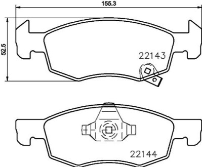 Автозапчастина BEHR-HELLA 8DB355023261